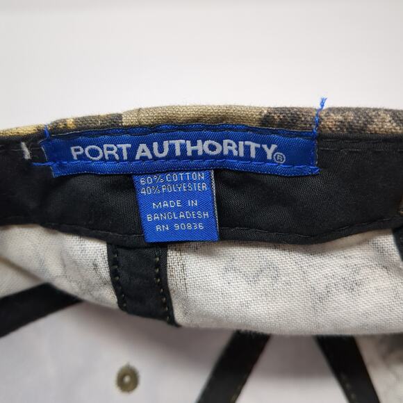 Hewes Craft Strapback Baseball Cap Multi One Size Adjustable Camo Port Authority - Picture 9 of 9